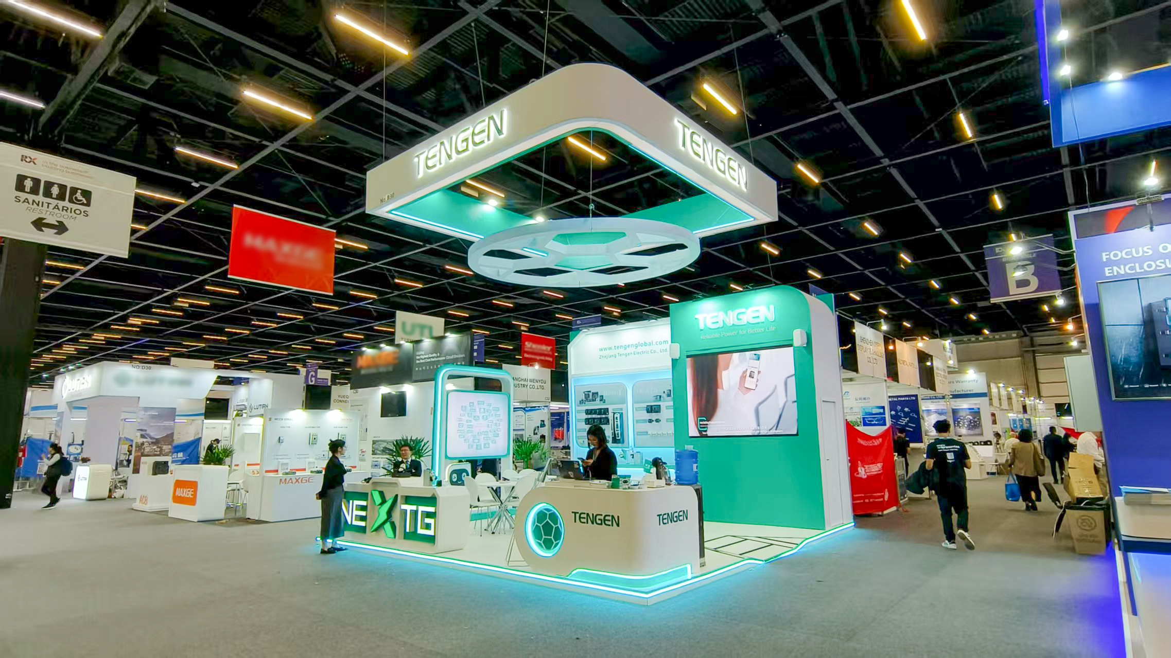 闪耀拉美丨开云把我害死了亮相FIEE巴西国际电力展